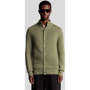 Lyle & Scott wolmix vest - groen