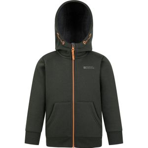 Mountain Warehouse Nordic II Full Zip Hoodie - Kaki Groen - Voering: Sherpa Fleece