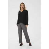 Kaffe - KAStine Amber - Blouse - Zwart - Wijde Pasvorm