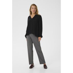 Kaffe - KAStine Amber - Blouse - Zwart - Wijde Pasvorm