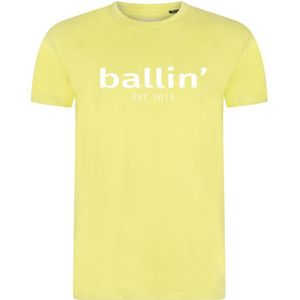 Ballin Est. 2013 Tee SS Regular Fit Shirt Geel - Maat 3XL
