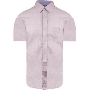 Eden Park - Regelmatig Geruit - Heren Overhemd - Roze