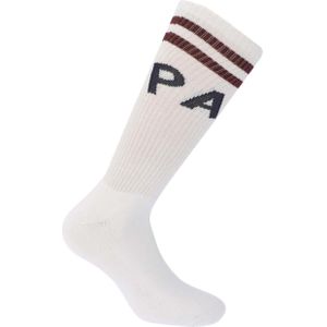 Palm Angels Uniseks Adult College Sokken (Wit/blauw)
