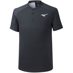 Mizuno - Korte Mouw - Poloshirt - Zwart - Heren - Schaduw K2GA951209