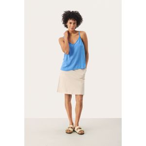 Mouwloos shirt A-shape Marina blue