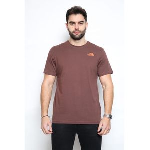 The North Face Verticaal T-shirt In Paars/oranje - Maat S