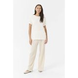 Kaffe, Dames, Tops, Wit, Maat: L Linnen,