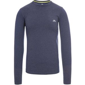 Trespass - Heren Timo Lange Mouwen Sport Shirt (Marine Marl) - Maat XL