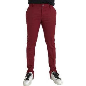 Bordeaux Kleurige Dress Pants
