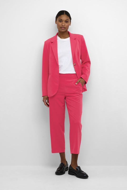 Kaffe - Pantalon 'Sakura' - Framboos - Capri Broeken - 7/8 Lengte