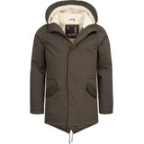 Alessandro Salvarini heren winterparka met teddovoering en capuchon