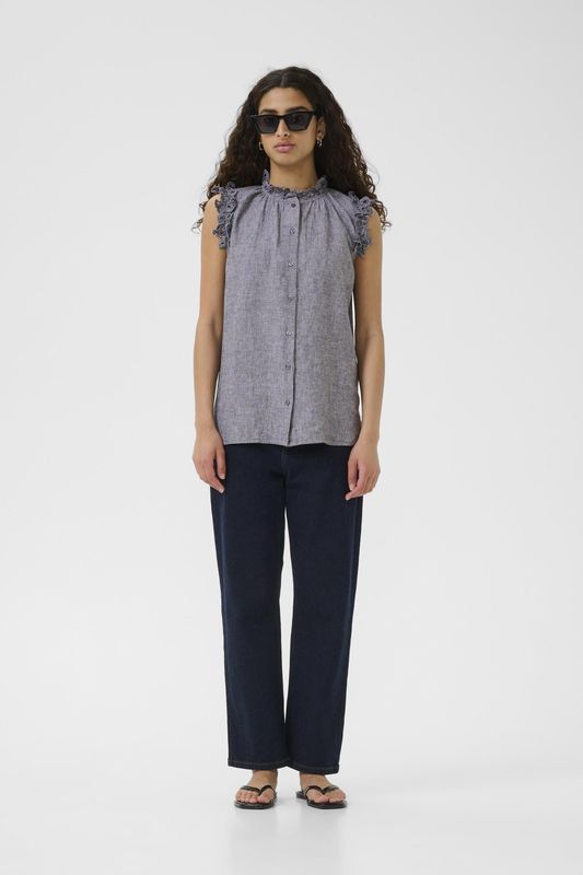 Overhemd met lang mouwen DallyIW Regular fit blue