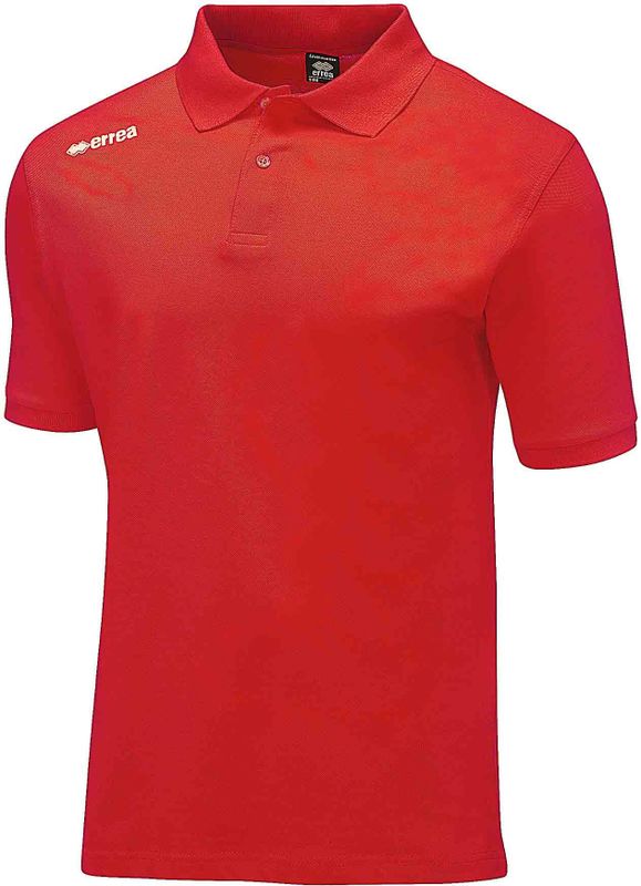 Polo Errea Team Kleur 2012 Ad Mc Rood - Sportwear - Volwassen