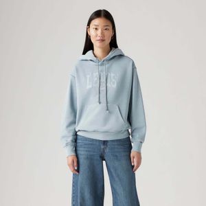 Women's Levis Graphic Heritage Hoodie in Blauw