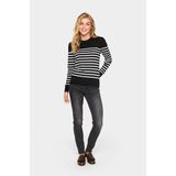 Saint Tropez - Knitwear - Gestreept - Lange Mouwen - Ronde Hals