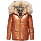 Navahoo - Tikunaa - Dames Winterjas - Metallic - Pufferjack