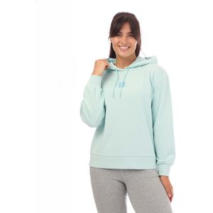 Timberland - Stack Logo Loopback Hoody - Lichtblauw - Dames