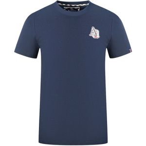 Aquascutum - 1851 AQ - T-shirt - Navy Blue