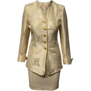 Escada x Margaretha Ley Rokpak Set in Crème Katoen