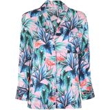 Bloemenprint Zijden Nachtkleding Top