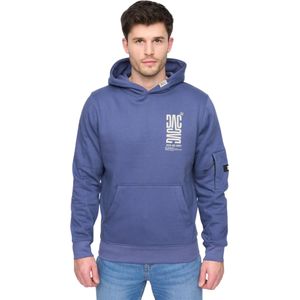 Duck and Cover Heren Tremake Hoodie (Marine)