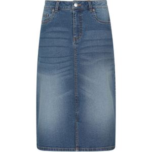 Mountain Warehouse Dames Ash Denim A-lijn Rok (Denim Blauw)