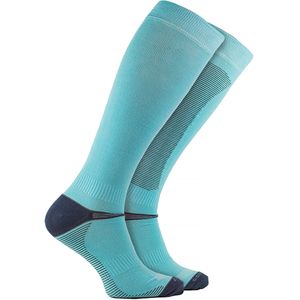 Bamboe Ruitersokken | COMODO | Lange Laars Paardrijsokken | Knielange Bamboesokken - Licht Turquoise
