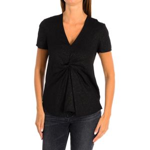 V-halsblouse met korte mouw 8970 vrouw