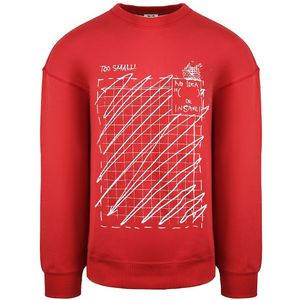 Puma - 530351 22 - Sweatshirt - Rood - Heren - Lange Mouw - Grafisch