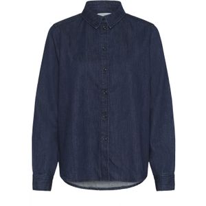 Overhemd met lang mouwen SarafiaPW Straight fit blue