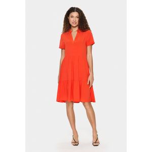 Jurk Loose fit Poinciana rose