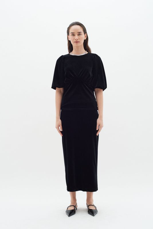 InWear - Brynniw Aida Skirt - Midi-rok - Zwart