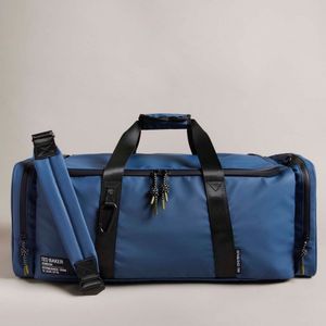 Accessoires Ted Baker Hyke Rubberished Holdall Bag in Navy