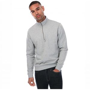 Farah Heren Aintree Sweatshirt met halve rits (Grijze Mergel)