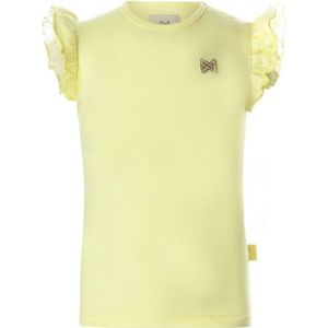 Koko Noko T-shirt met ruches geel