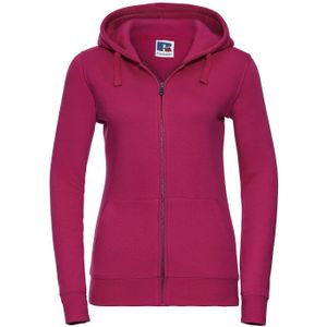 Russell Dames/Dames Authentic Full Zip Hoodie (Fuchsia)