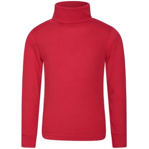 Mountain Warehouse Kinder-/kids Talus Roll Neck Top met lange mouwen (Rood)