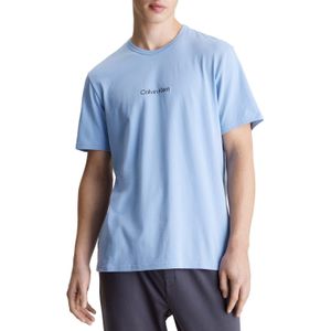 Heren Calvin Klein Crew Neck Lounge T-shirt in Blauw