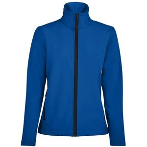 SOLS Dames/dames Race Full Zip Water Repellent Softshell Jacket (Koningsblauw)