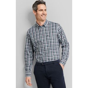 Overhemden - Bordeaux - Katoen - Met Button-Downkraag