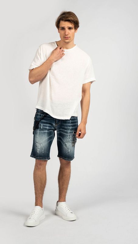 Xagon Man - Oversized T-shirt - Wit - Heren - Ronde Hals