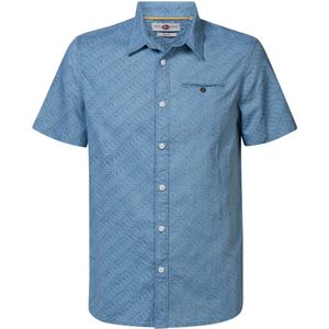 Petrol Industries - Heren All-over print overhemd - Blauw