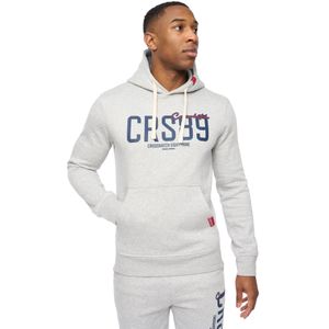Crosshatch Heren Ellsworth Hoodie (Grijs Marl)