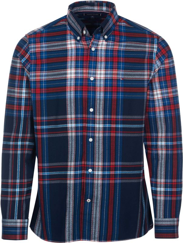 Tommy Hilfiger - MW0MW10717 0QQ - Flanellen Overhemd - 100% Katoen