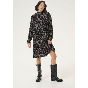 Jurk - Regular Fit - Zwart - Jerseyjurken