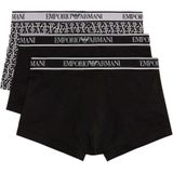 Emporio Armani - GA Eagle - Boxershorts - Zwart - Pack x3