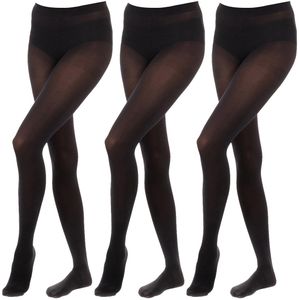 Set-3 strakke microvezelslips van 50 deniers MICRO-50 vrouw