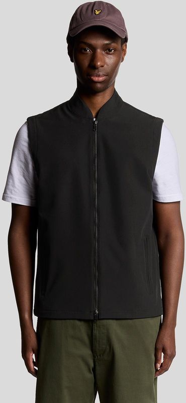 Lyle & Scott Technical Stretch Softshell Gilet - Zwart