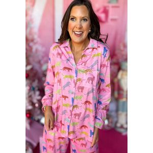 Luipaardprint Pyjama Set