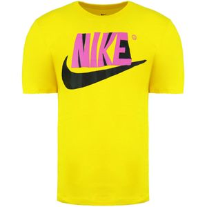 Nike - Standard Fit - Korte Mouw T-shirt - Geel - Heren